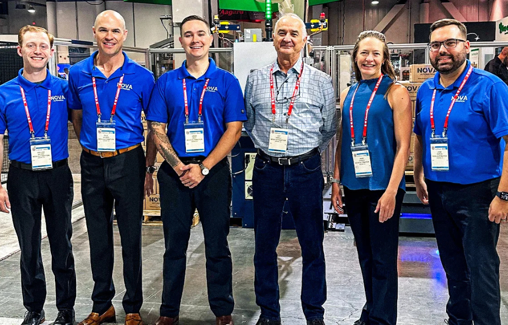 UMGC alumnus and NOVA Automation CEO Paul Wegman '04 with team members