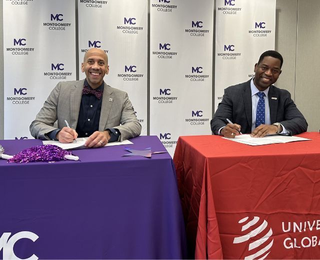 UMGC and Montgomery College Announce Dual Admission Program