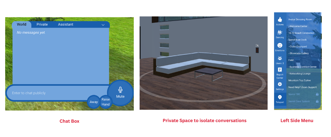 Metaverse text, direction, sound space images 1081x400 - 1
