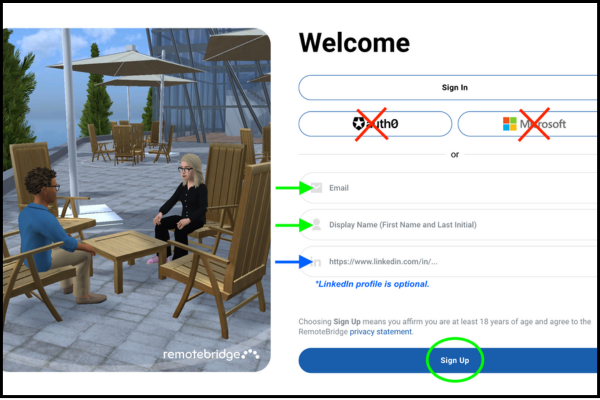 Metaverse 2024 Sign in Screen - 1